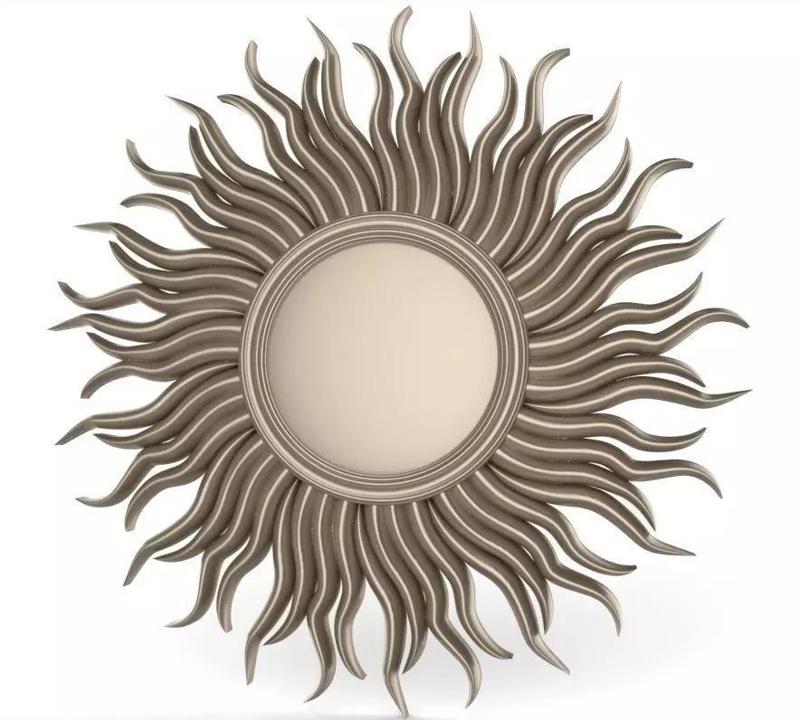 The sun sunburst mirror