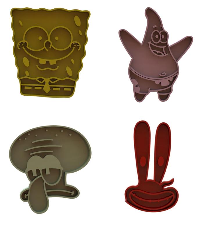 Spongebob Squarepants Cookie cutters pack