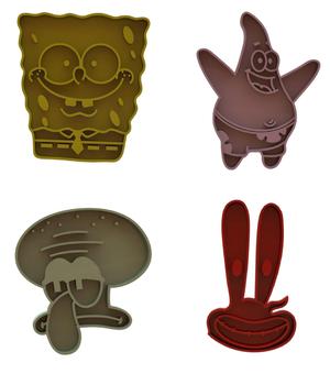 Spongebob Squarepants Cookie cutters pack