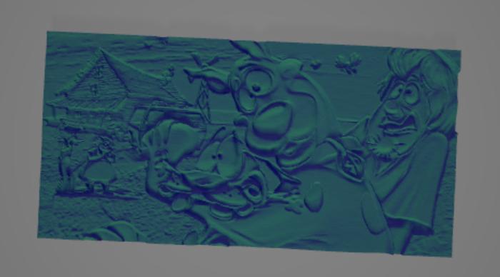 Scooby doo -  paint it your self wall art poster