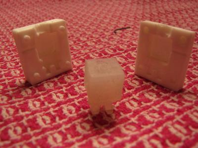 MineCraft Player Hotglue injection mold