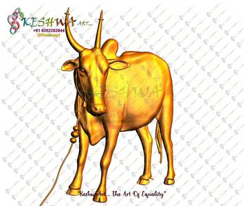 cow stl golden ox