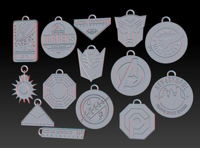 Fanart Keychain collection