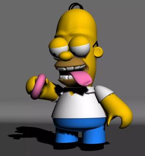 HOMERO SIMPSON CHIBI