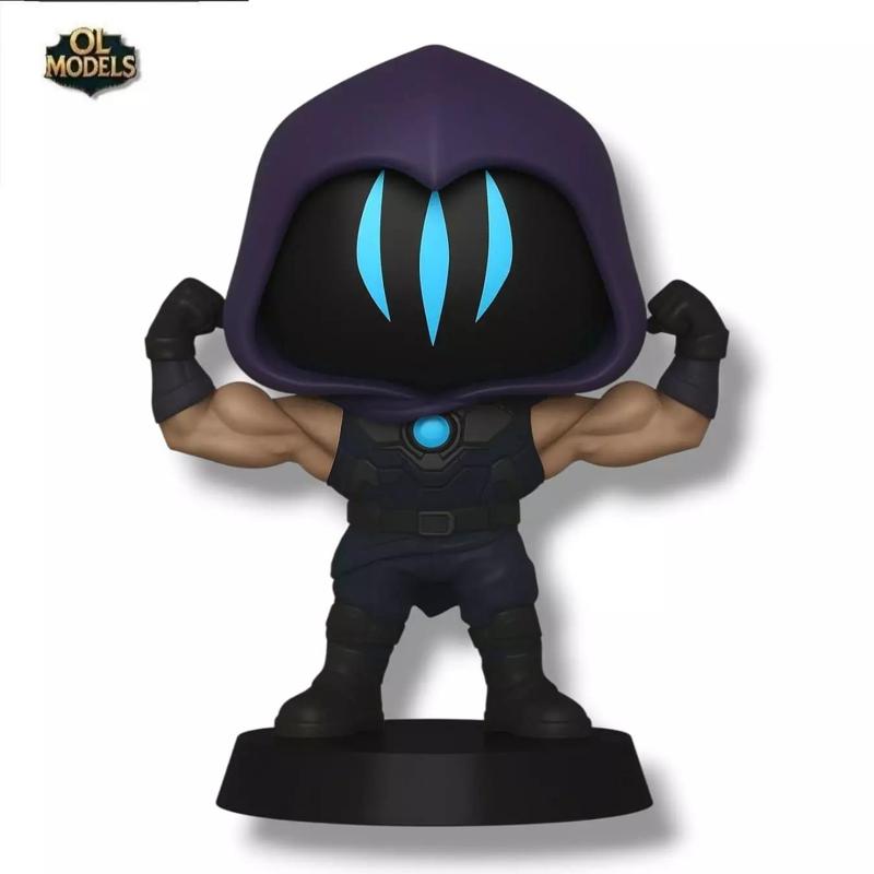 Omen Chibi Figure Valorant 3D Model