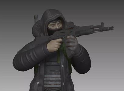 Escape from Tarkov Shturman 3Dprint figuer