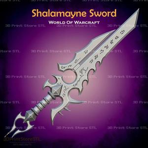 Shalamayne Sword Cosplay World Of Warcraft - STL File