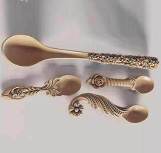 pack of 3D Model Spoons