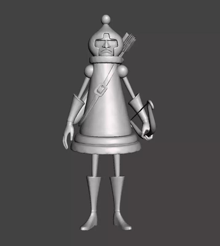 Bishop Soldiers Homies 3D Model