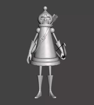 Bishop Soldiers Homies 3D Model
