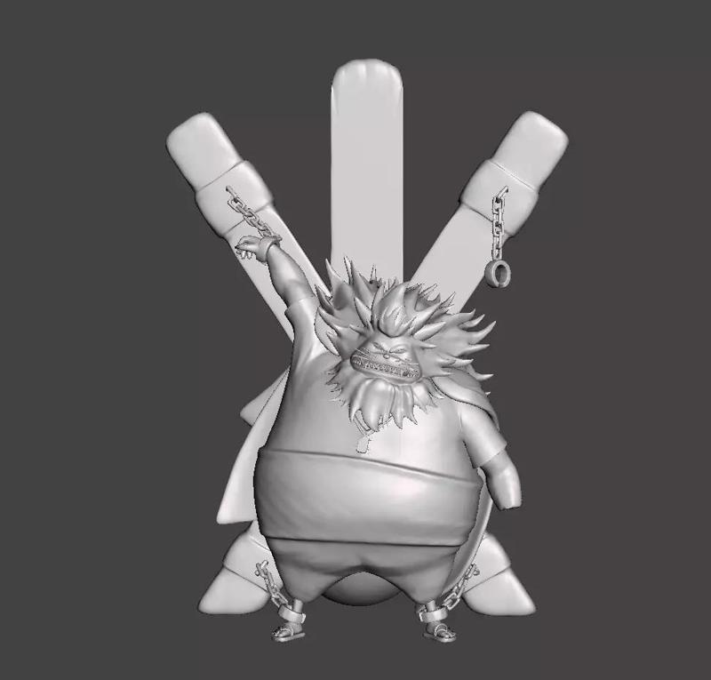 Nekomamushi Chained 3D Model