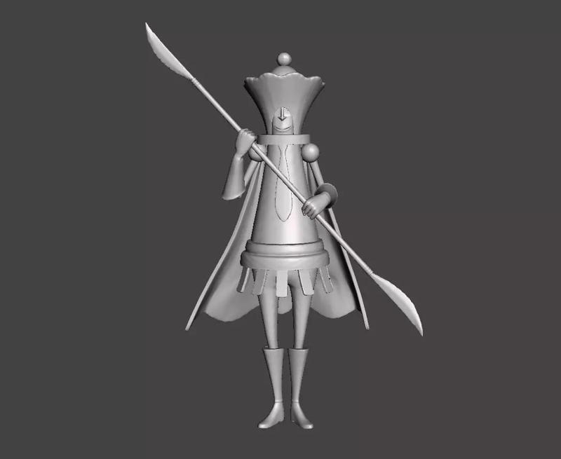 Queen Soldiers Homies 3D Model