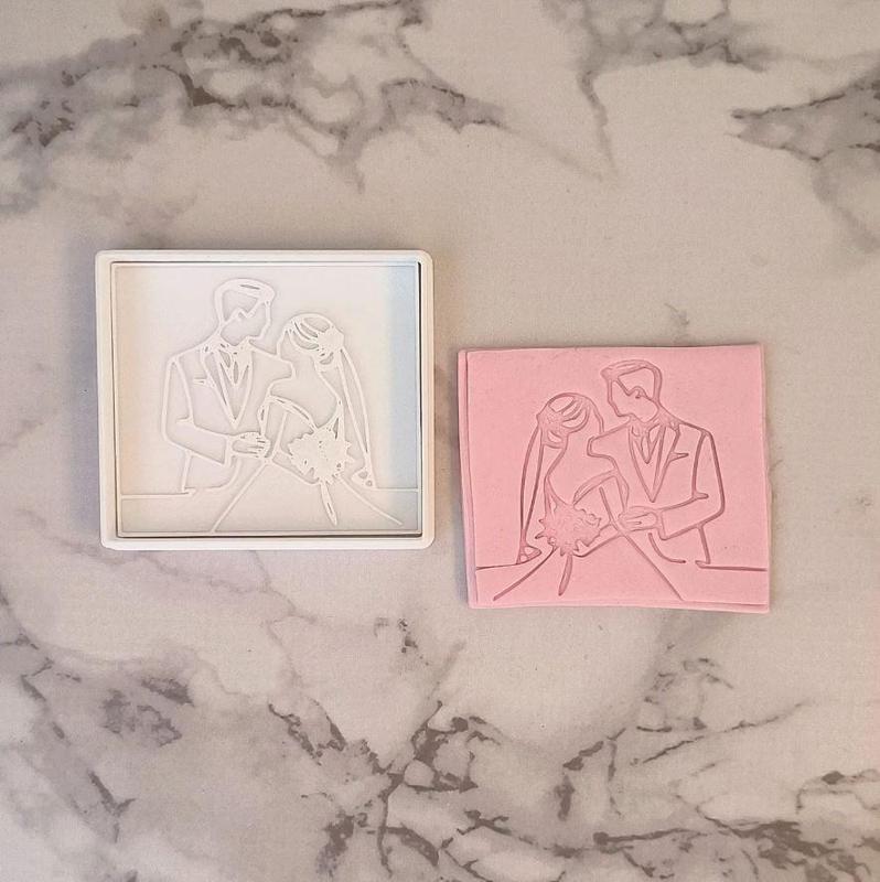 Wedding Couple Cookie Cutter