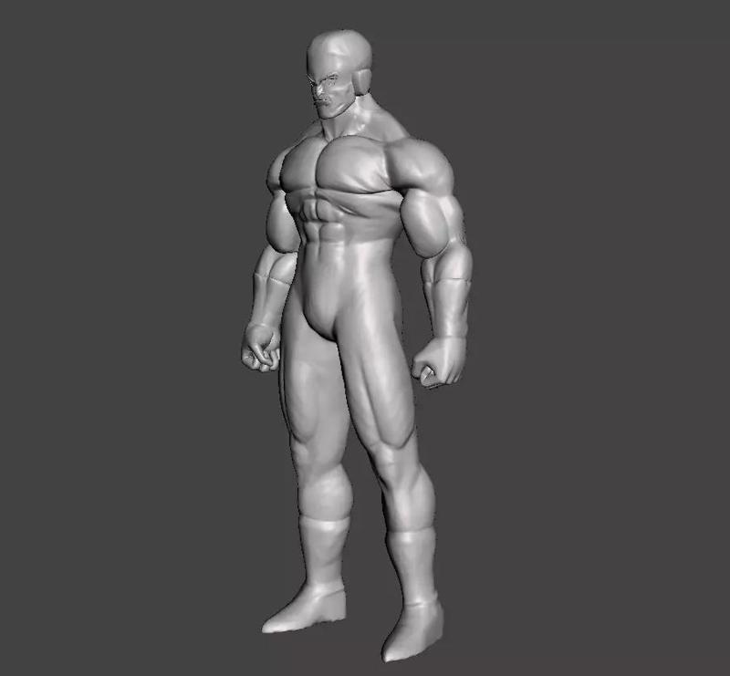 Tupper 3D Model man