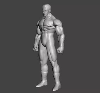Tupper 3D Model man