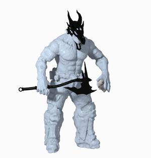 🐉 Barbar Dragon Slayer – Epic Warrior STL Figurine for 3D Print 🛡️🔥