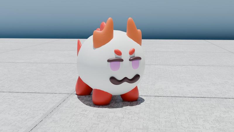 Nian Bean from Arknights - 3D Printable Figure