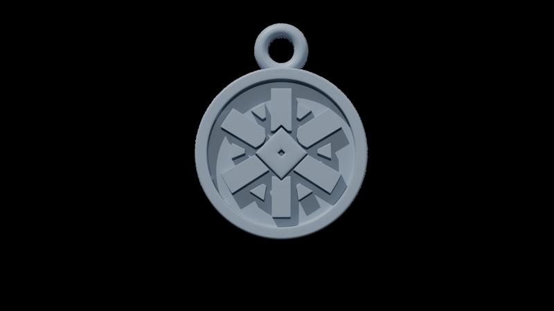 Arknights Keychain Incantation Medic Icon - 3D Printable STL File