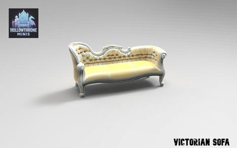 Victorian Sofa – 3D Printable Miniature Furniture
