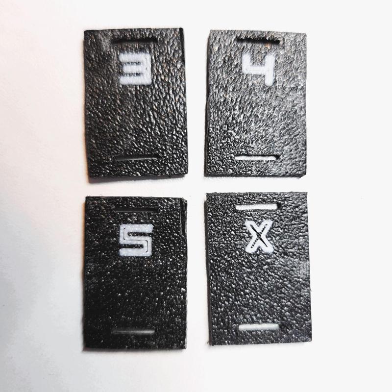 Labels for golf club head covers