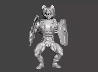 ANUBI VINTAGE GALAXY WARRIOR ACTION FIGURE COMPLETE