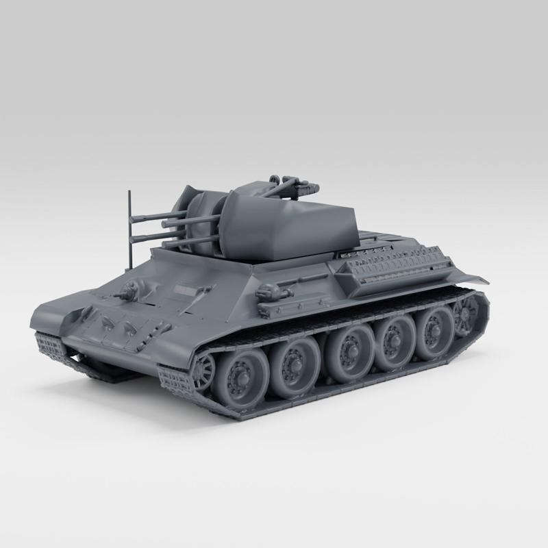 Flakpanzer T-34(r) (SPAAG, Germany, WWII, 1944)