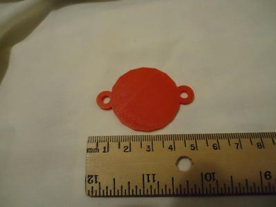 Round Bracelet Plaque