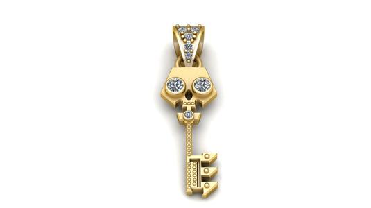 KEY PENDANT 3D PRITABLE MODEL