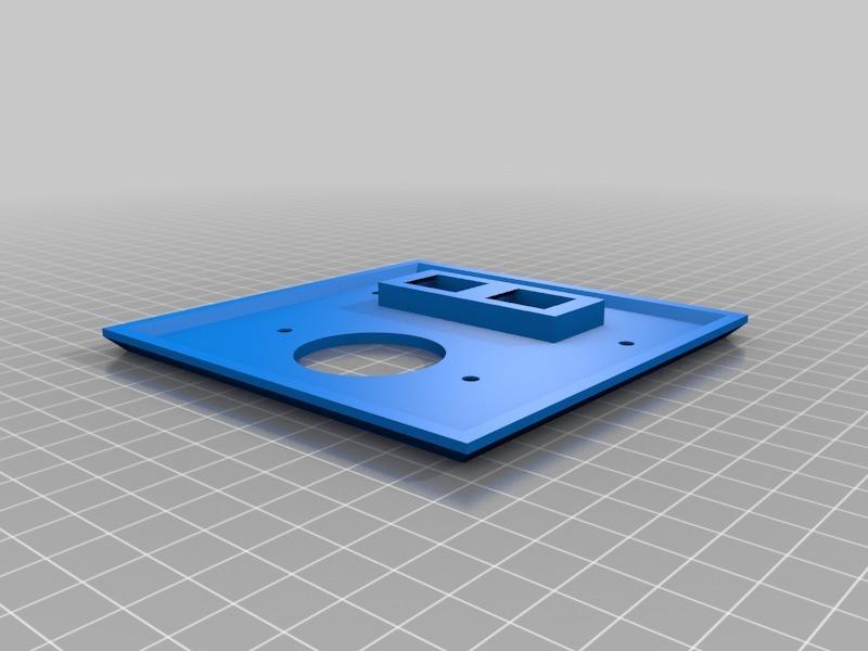 Wall plate, keystones and 240V / 20A plug