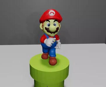 Super Mario 3D Print Model
