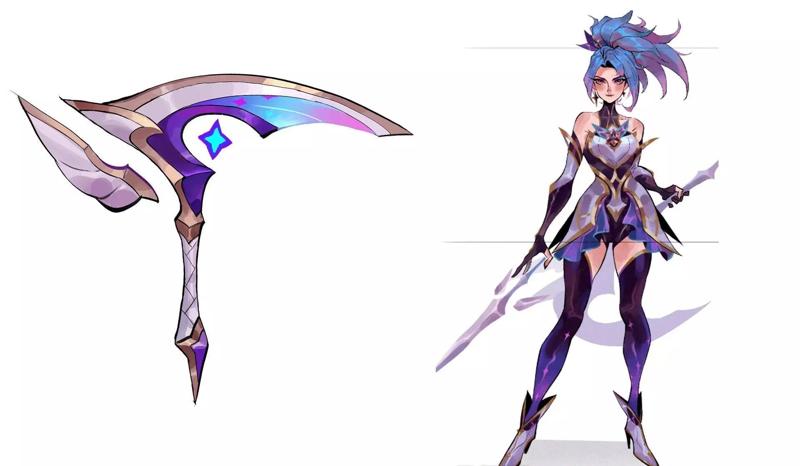 LOL - Star Guardian Akali Kama - League Of Legends