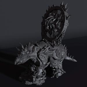 Vortex Spawn Of Chaos Psi Beast Tank | Wargame Proxy