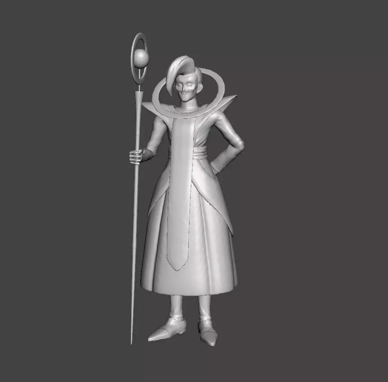 Angel of Universe 4 Cognac 3D Model