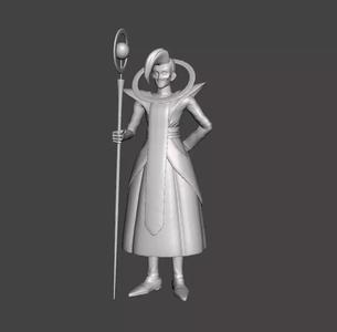 Angel of Universe 4 Cognac 3D Model