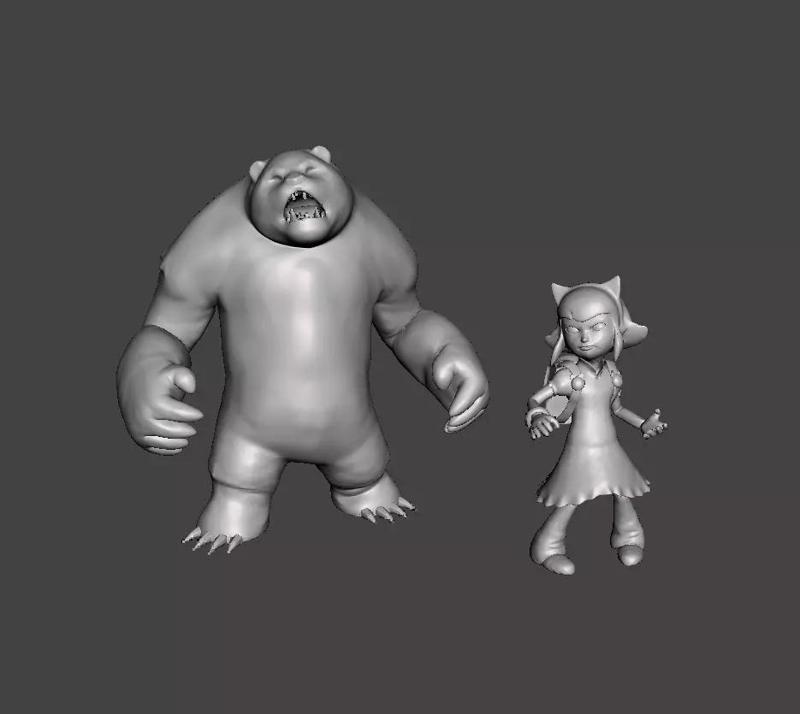 Annie 3D Model sonic hedgehog