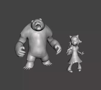 Annie 3D Model sonic hedgehog