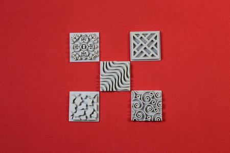 Patterns Set Clay Embossers