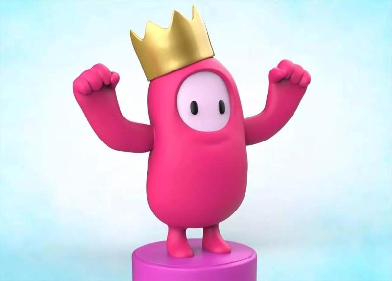 Fall Guys x 2 Fan Art 3D Model Figure - 1 part
