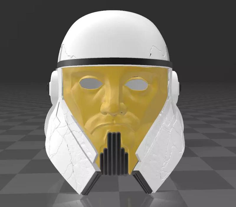 Star Wars Captain Enoch of Grand Admiral Thrawns  Helmet