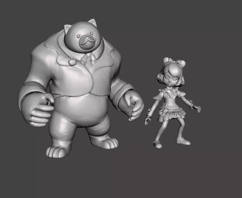 Cafe Cuties Annie 3D Model