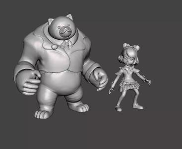 Cafe Cuties Annie 3D Model