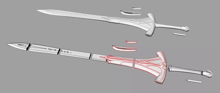 Clarent Sword of Mordred from Fate franchise
