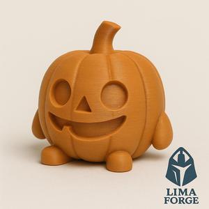 Smiling Pumpkin Mini – Halloween 3D Print for Decor