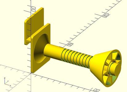 FlashForge Creator Pro 2015 universal spool holder by Nas