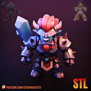 Trundle x Medabot | STL Model | Game Fusion Fan Art