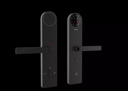 Intelligent door lock black design  3D model