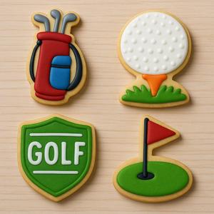 Golf Cookie Cutter Set – Tee Time Treats for Golf Lovers