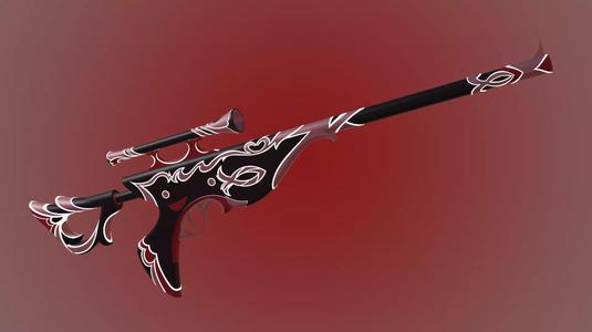 angelic  Rifle from Helluva boss cosplay