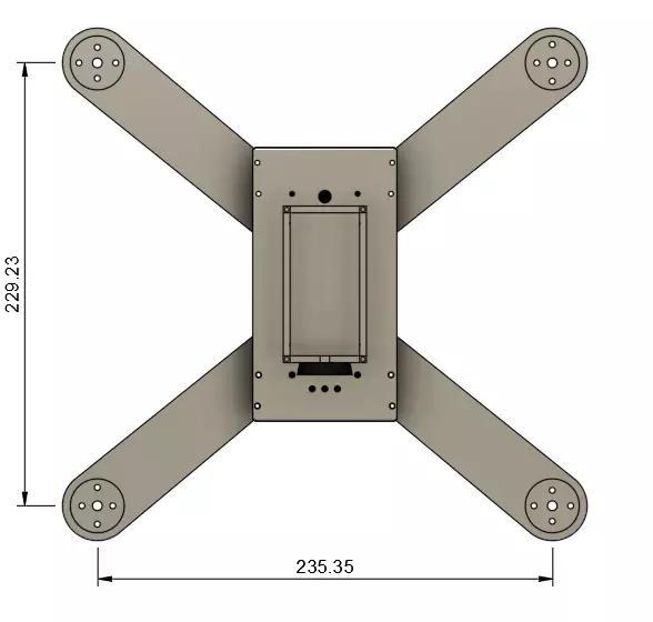Fully 3D Printable 7 inch Quadcopter Drone