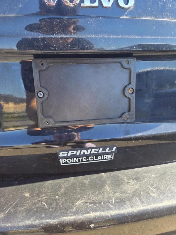 Volvo S40 plate mount